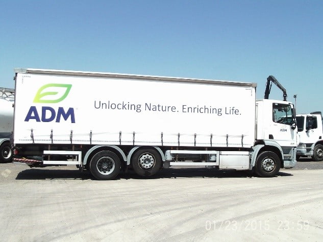 ADM truck delivery